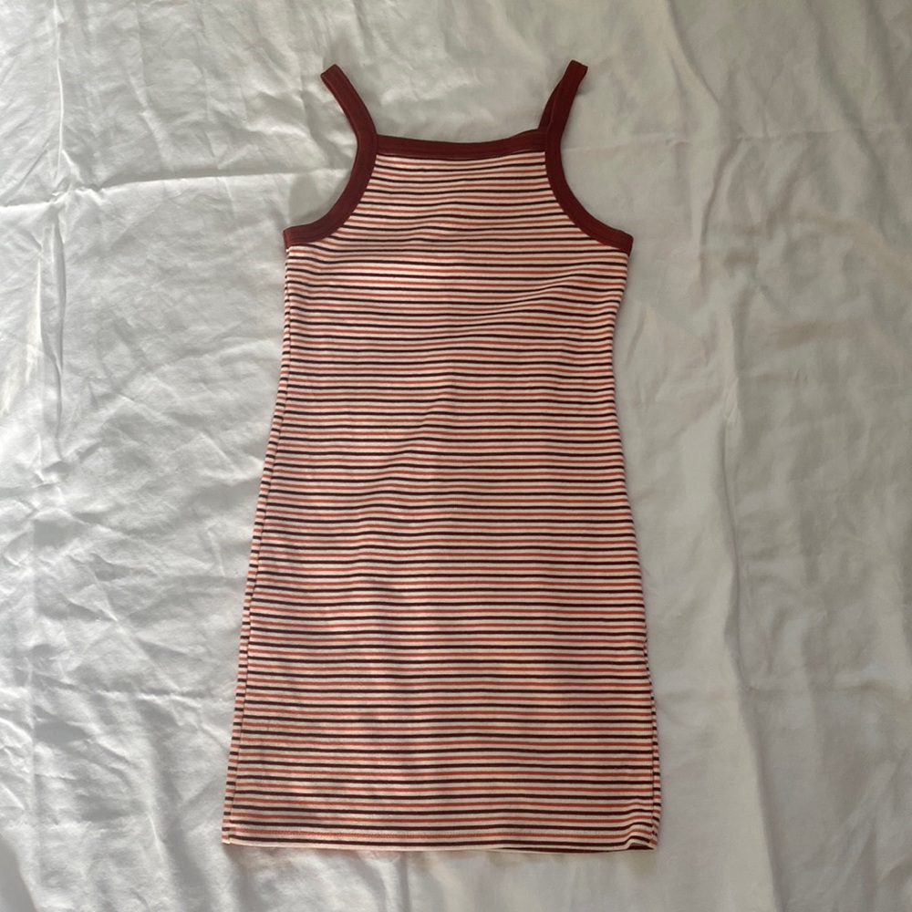 Size medium, striped dress from Forever 21.